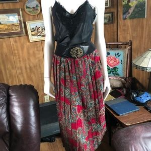 Vintage Pleated Skirt